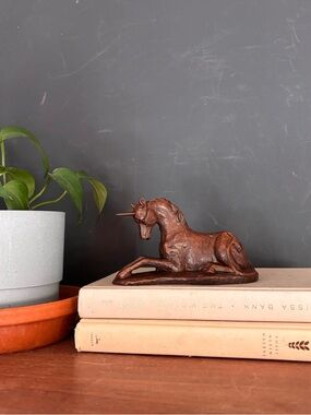 Handcrafted Unicorn Figurine by Red Mill Mfg. USA